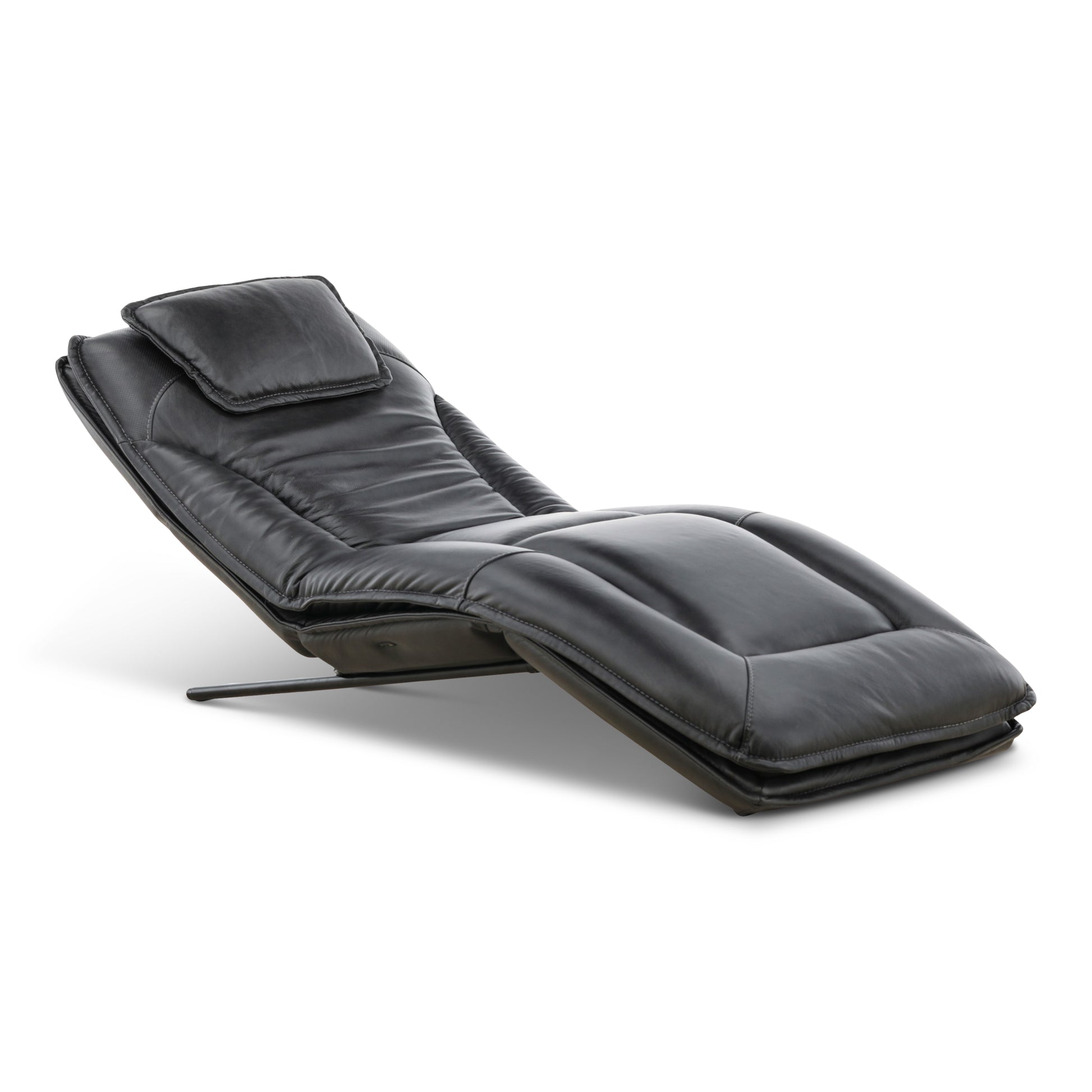 Infinity Lounger Leather Power Reclining Chaise with Audio