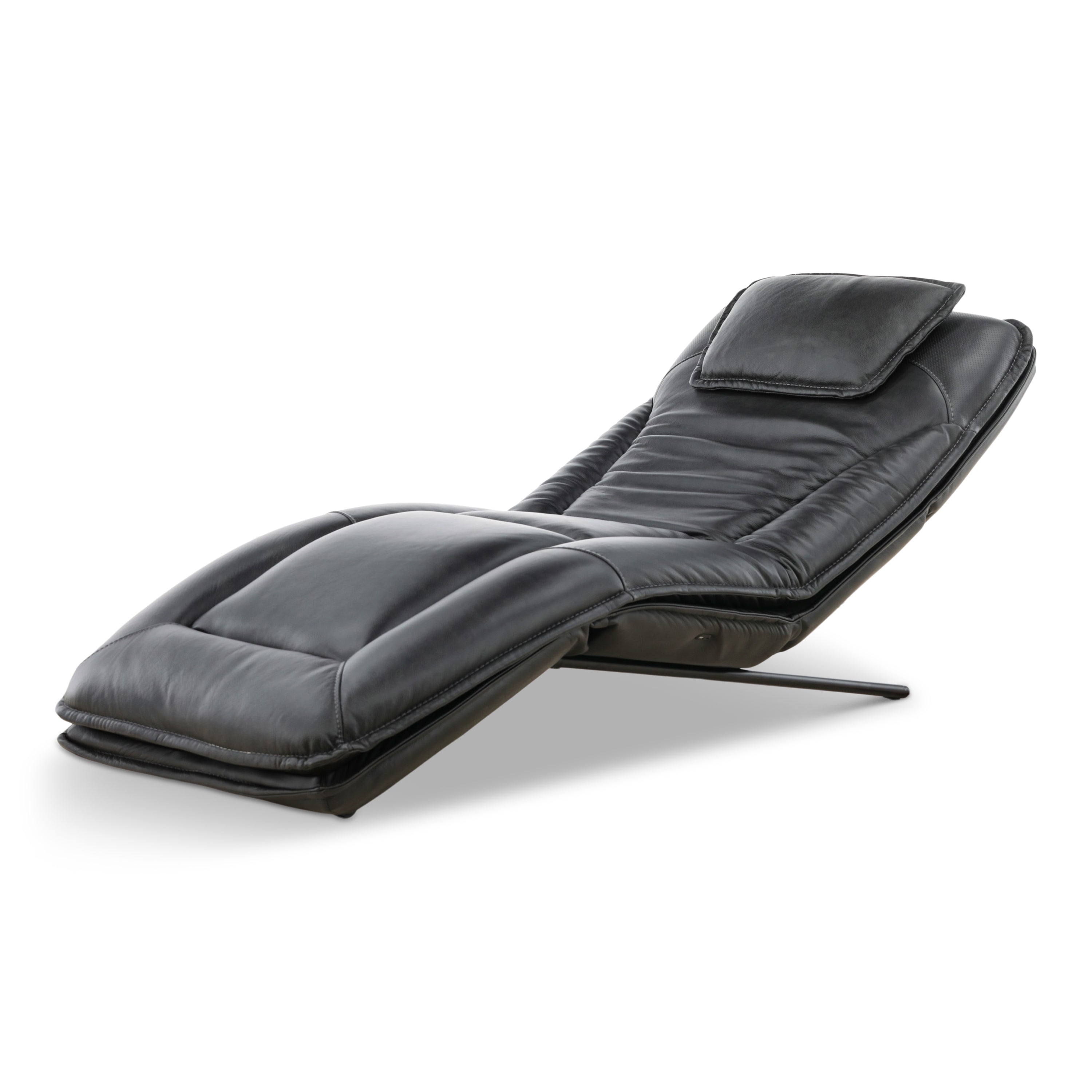 Tronoインフレータブルラウンジチェア Infinity Lounger Leather Power Reclining Chaise with Audio – Levin