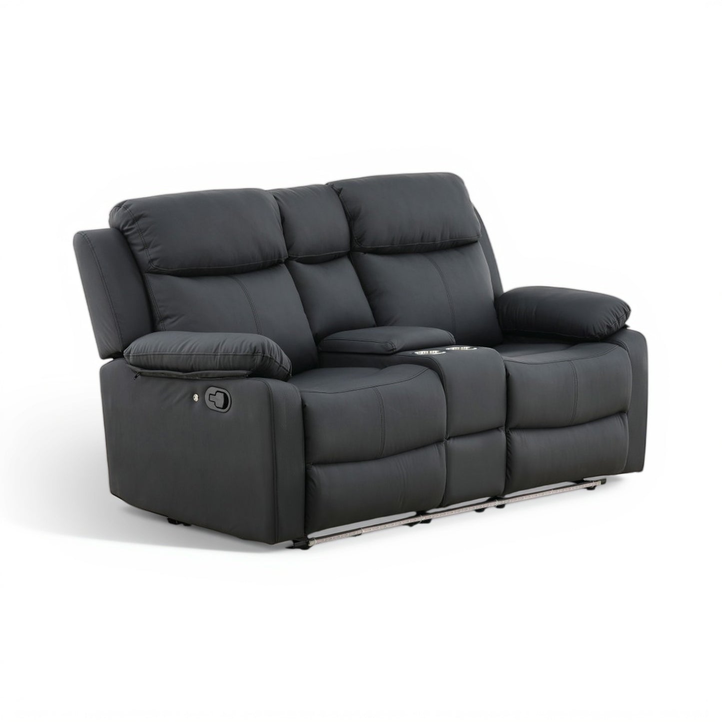 Zeke Reclining Loveseat With LED and Speaker