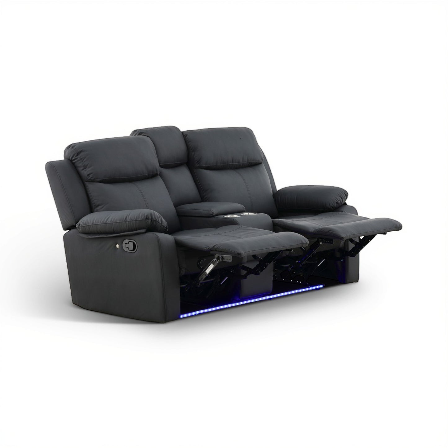 Zeke Reclining Loveseat With LED and Speaker