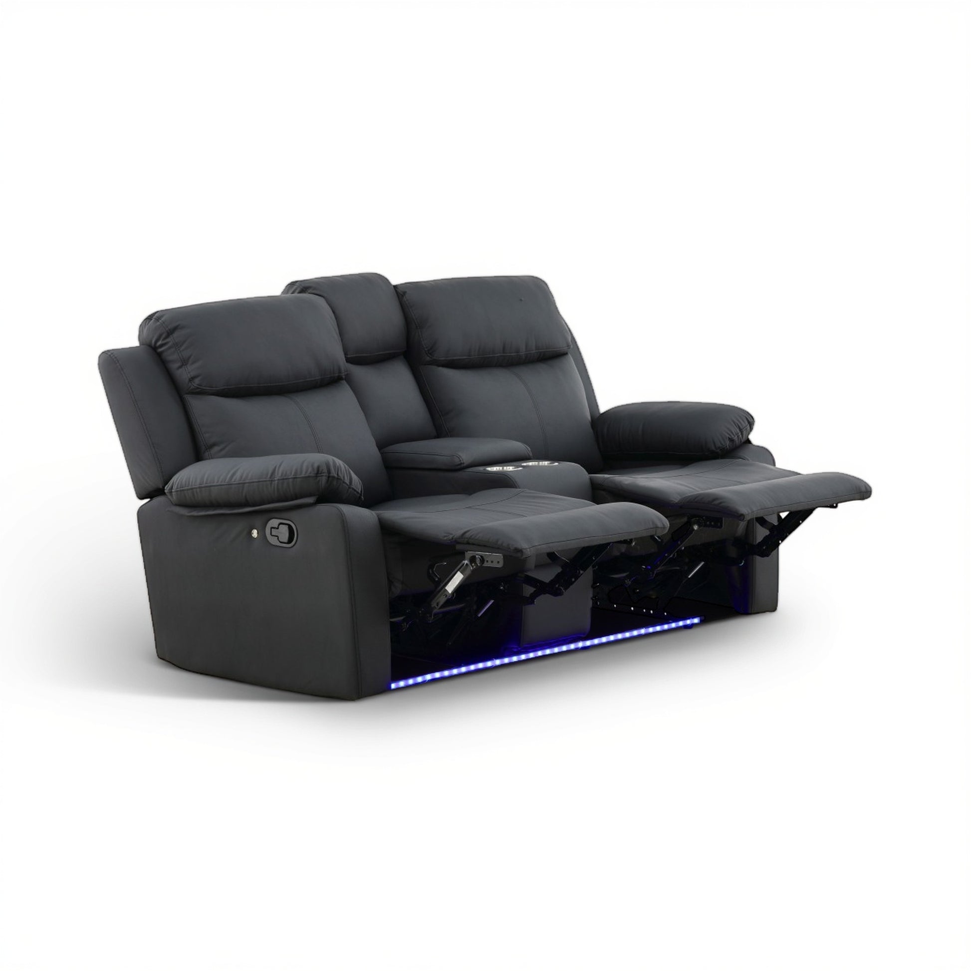 Zeke Reclining Loveseat With LED and Speaker