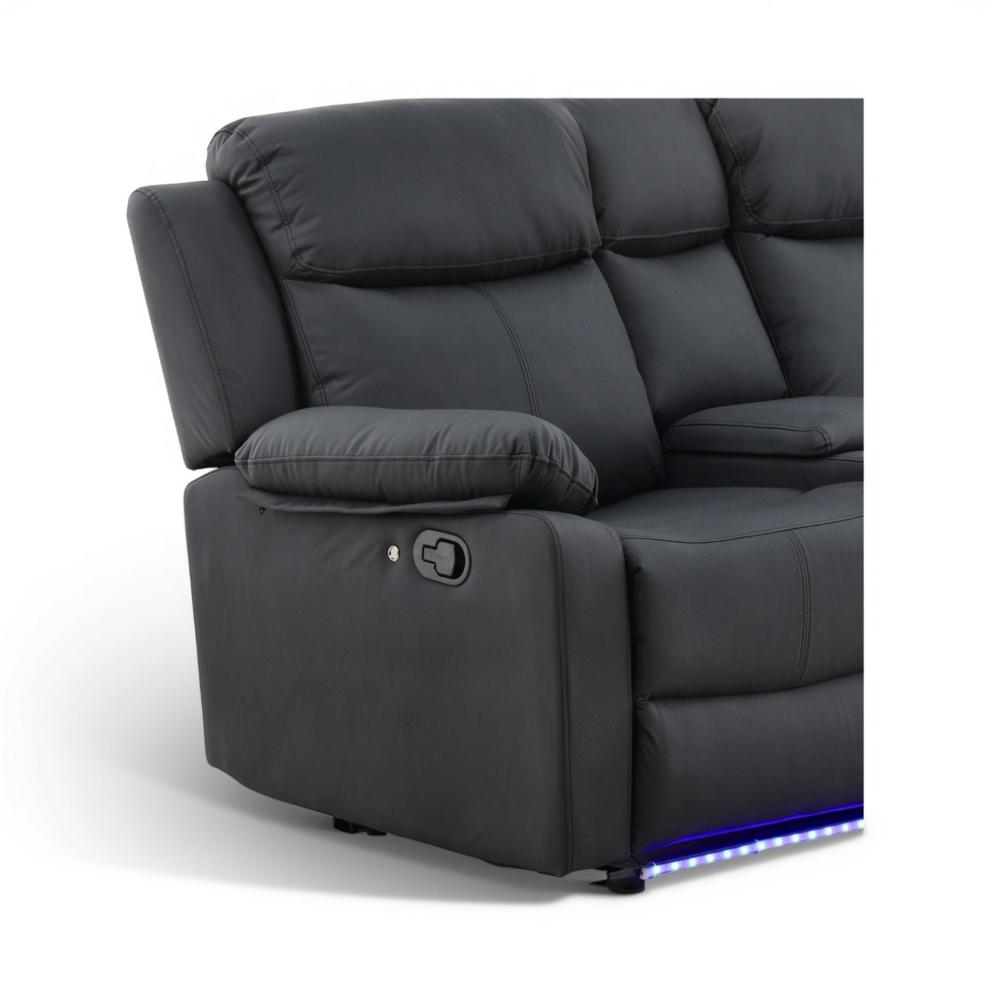 Zeke Reclining Loveseat With LED and Speaker