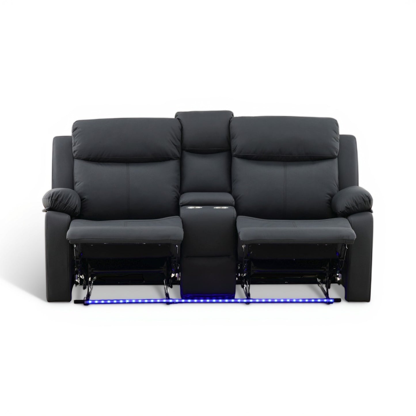 Zeke Reclining Loveseat With LED and Speaker
