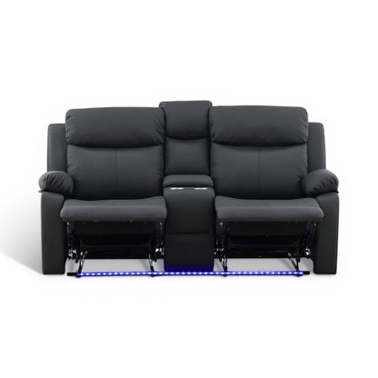 Zeke Reclining Loveseat With LED and Speaker