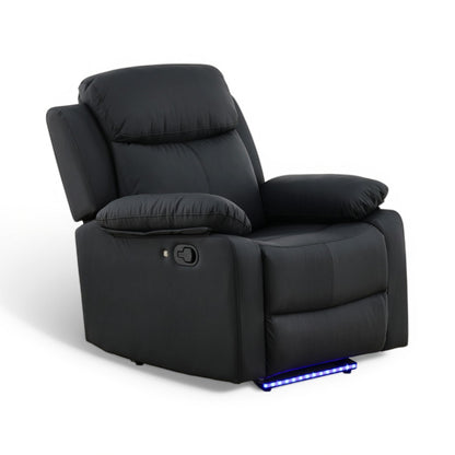 Zeke Glider Recliner With LED