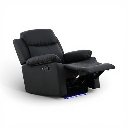 Zeke Glider Recliner With LED