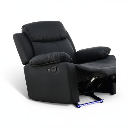 Zeke Glider Recliner With LED