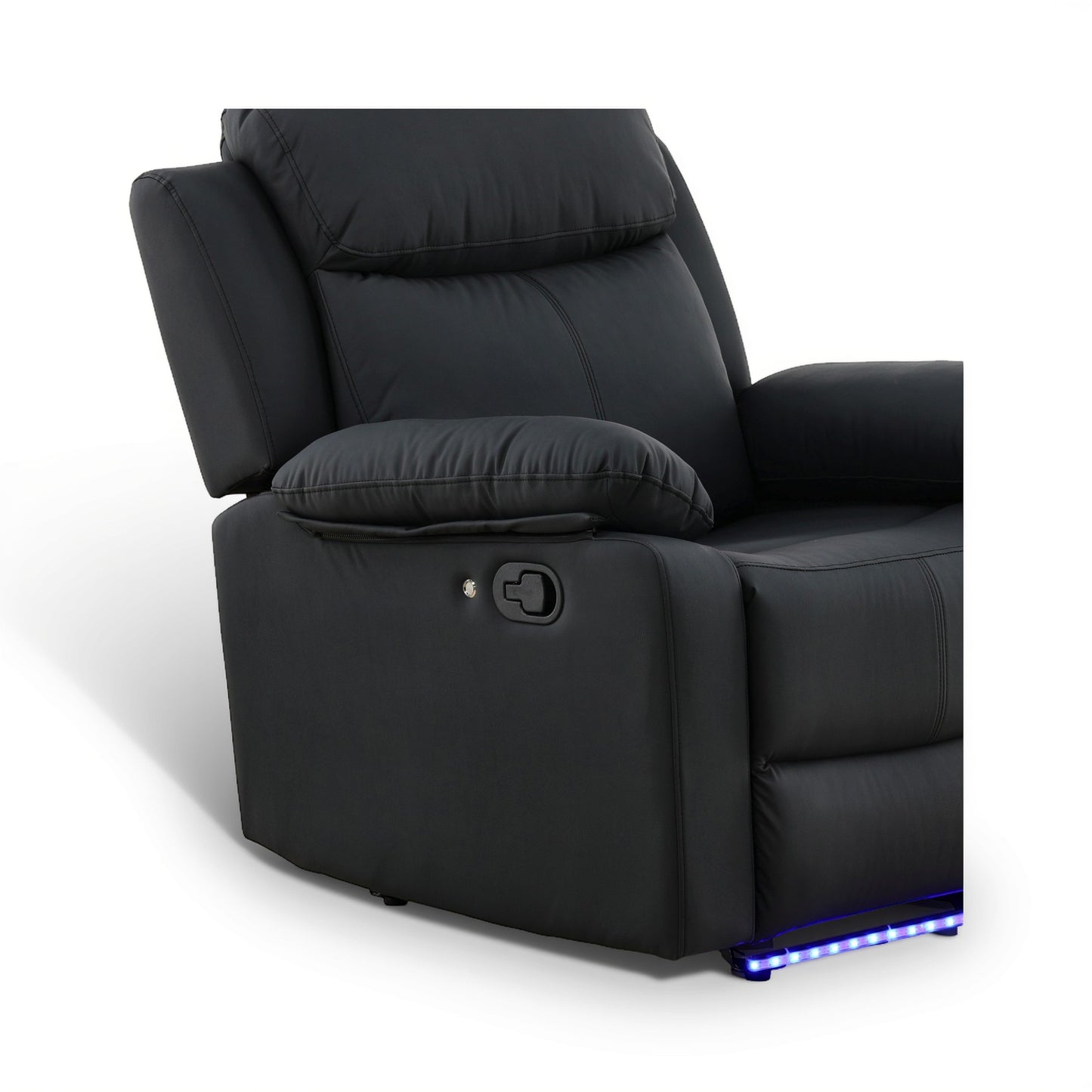 Zeke Glider Recliner With LED