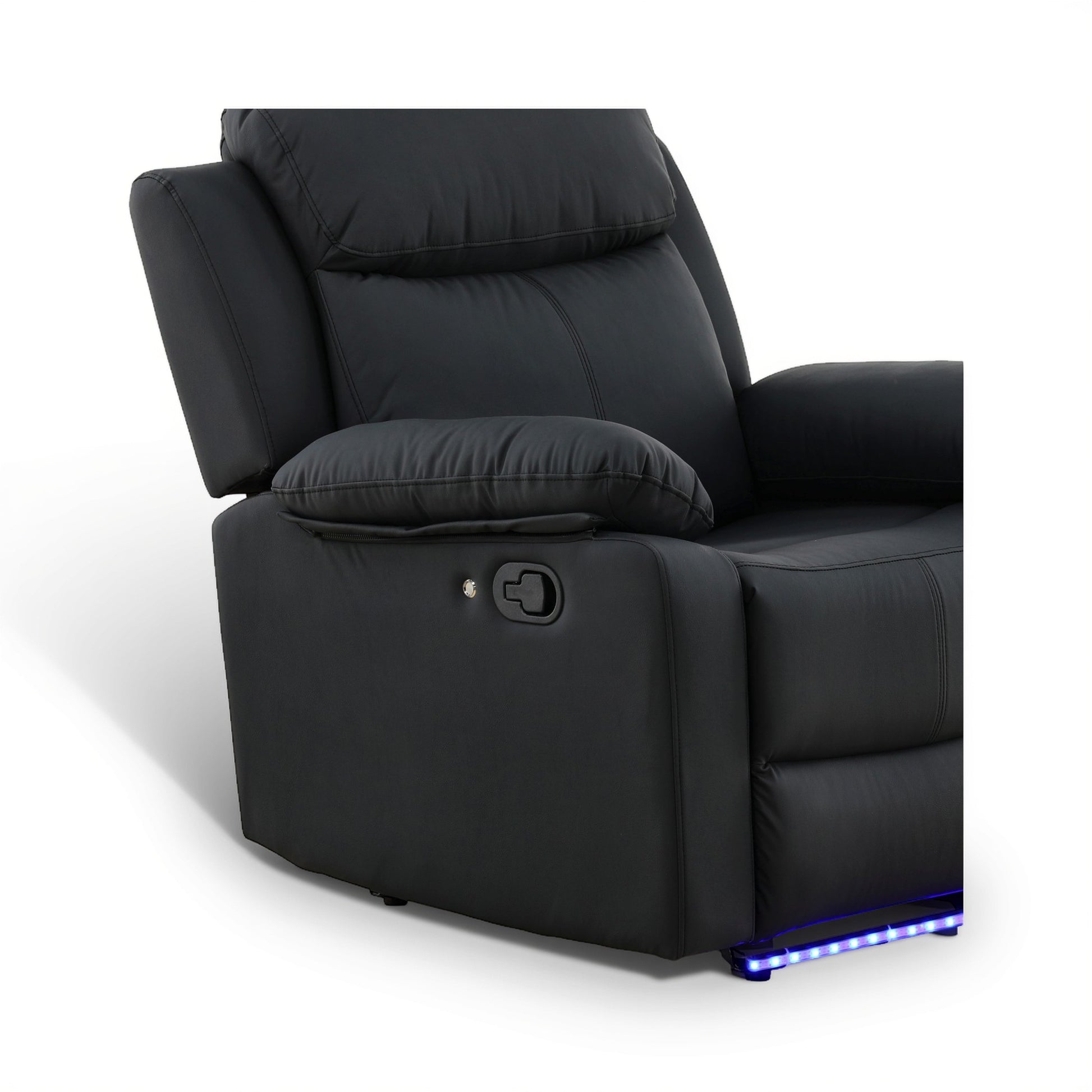 Zeke Glider Recliner With LED