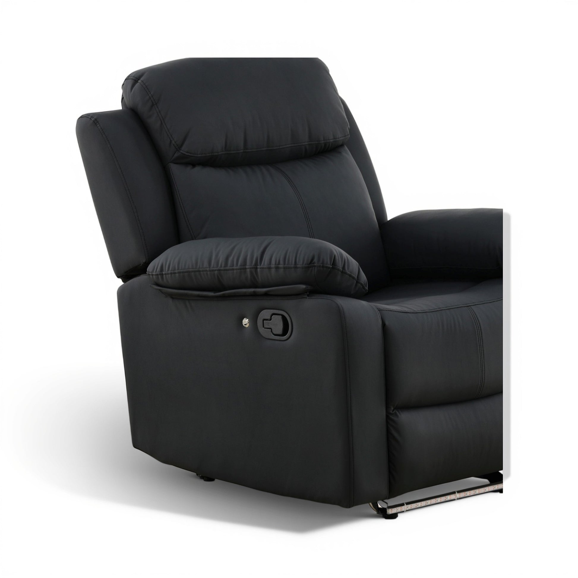 Zeke Glider Recliner With LED