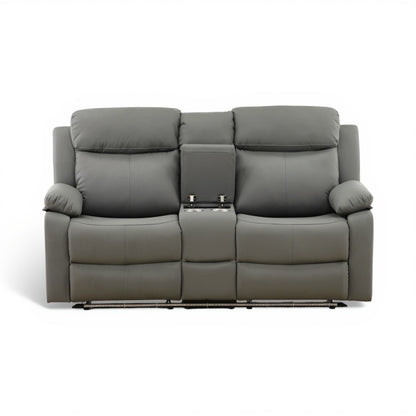 Zeke Reclining Loveseat With LED and Speaker