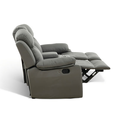 Zeke Reclining Loveseat With LED and Speaker
