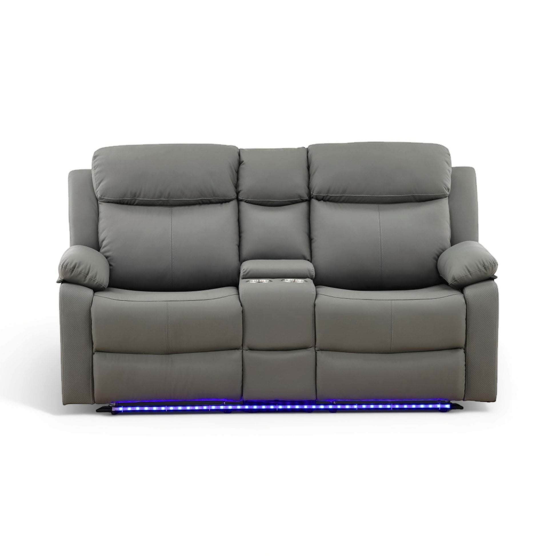 Zeke Reclining Loveseat With LED and Speaker
