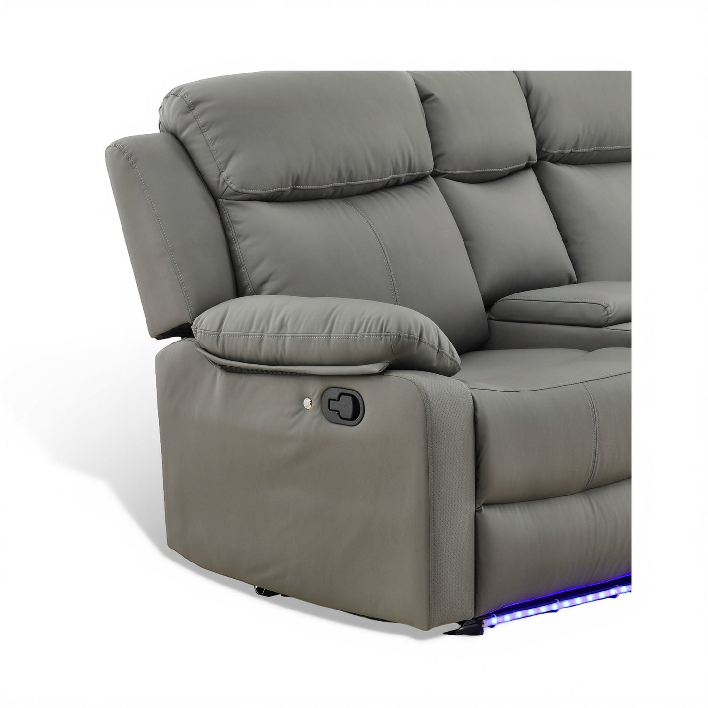 Zeke Reclining Loveseat With LED and Speaker