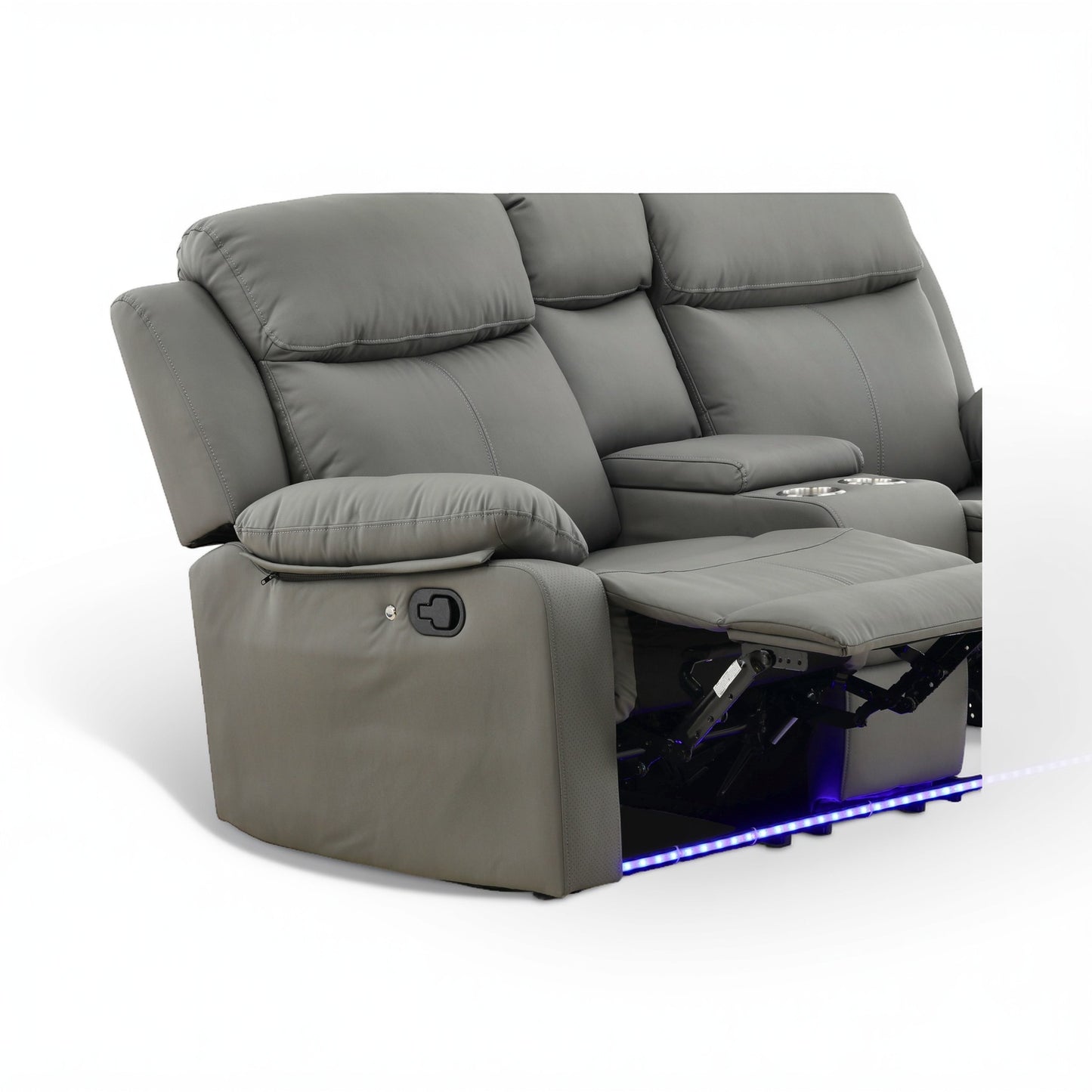 Zeke Reclining Loveseat With LED and Speaker