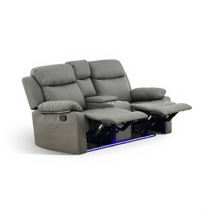 Zeke Reclining Loveseat With LED and Speaker
