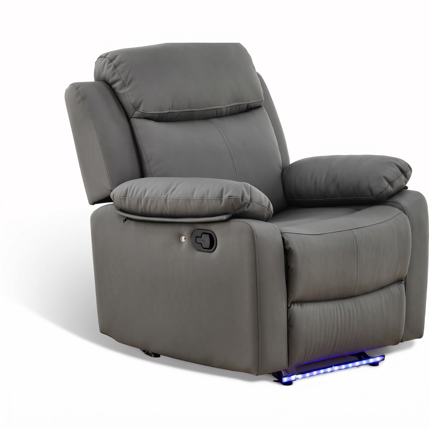 Zeke Glider Recliner With LED