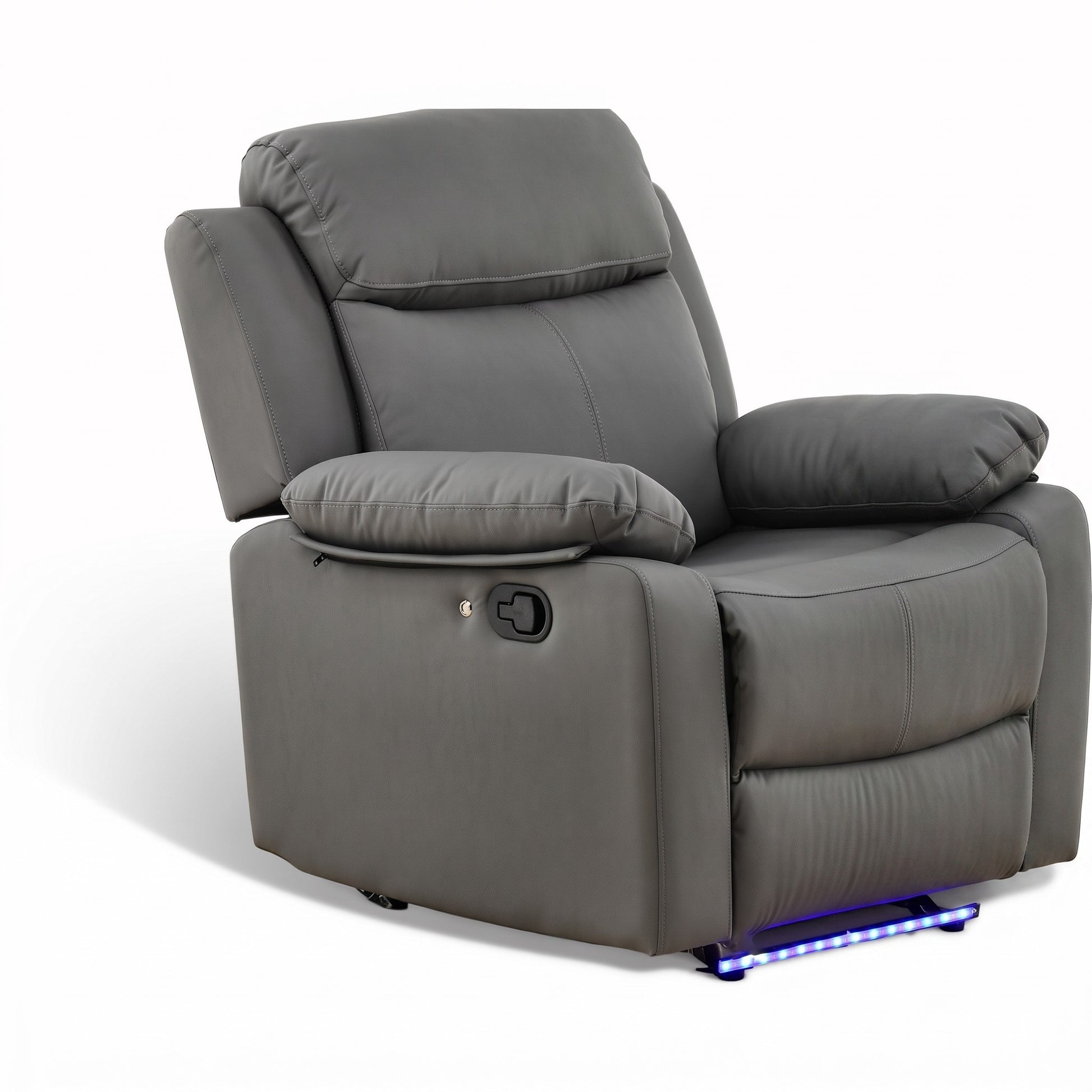 Zeke Glider Recliner With LED