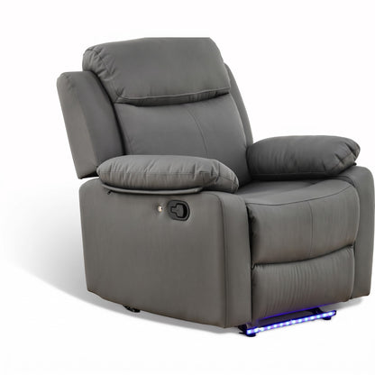 Zeke Glider Recliner With LED
