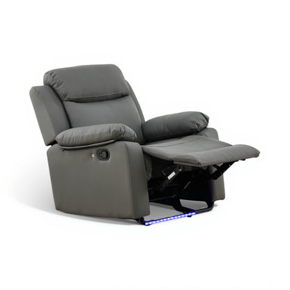 Zeke Glider Recliner With LED