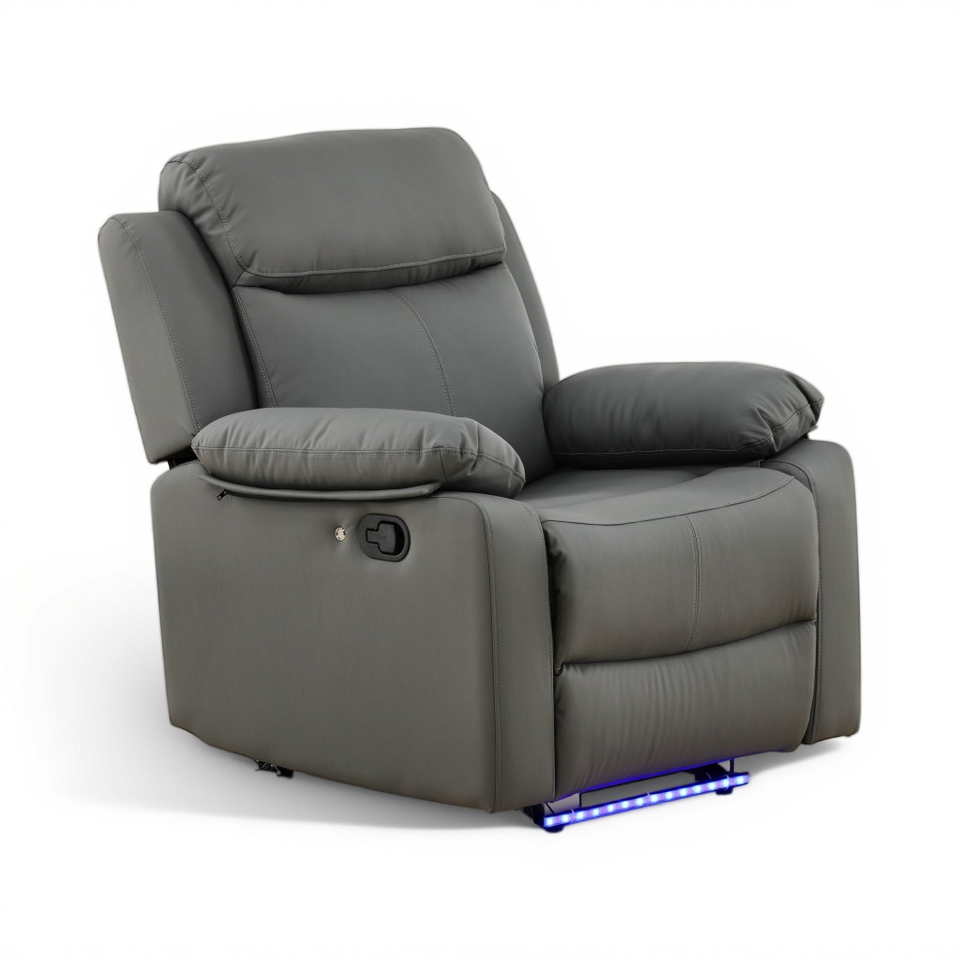 Zeke Glider Recliner With LED
