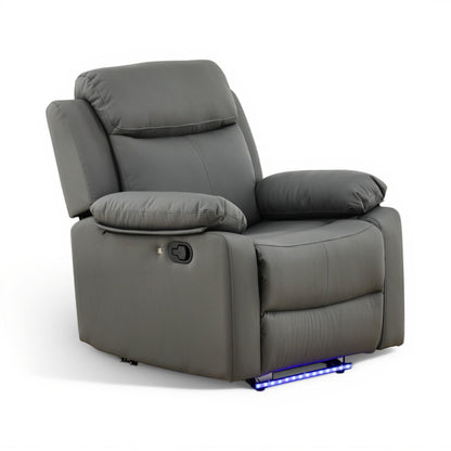 Zeke Glider Recliner With LED