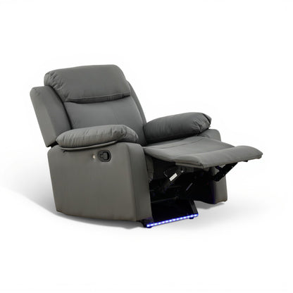 Zeke Glider Recliner With LED