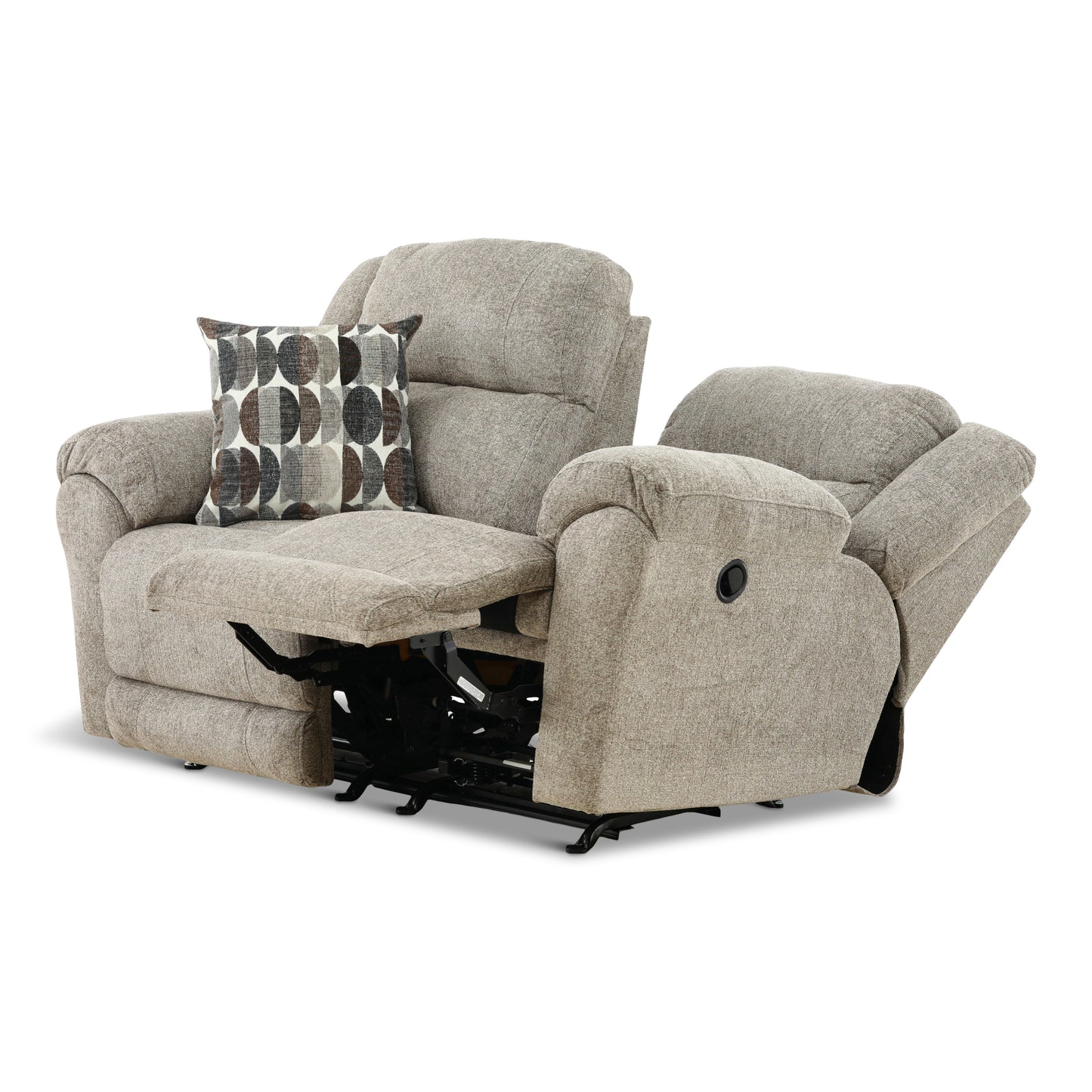 Peppar Rocking Reclining Loveseat