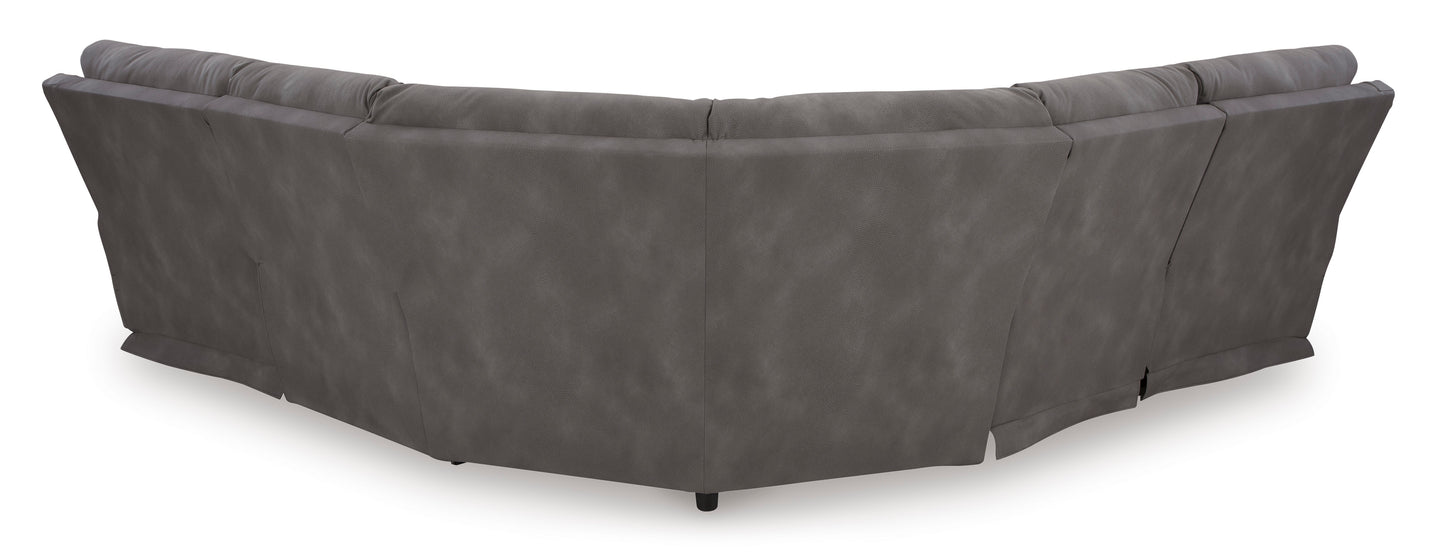 Next-Gen DuraPella 5-Piece Power Reclining Sectional