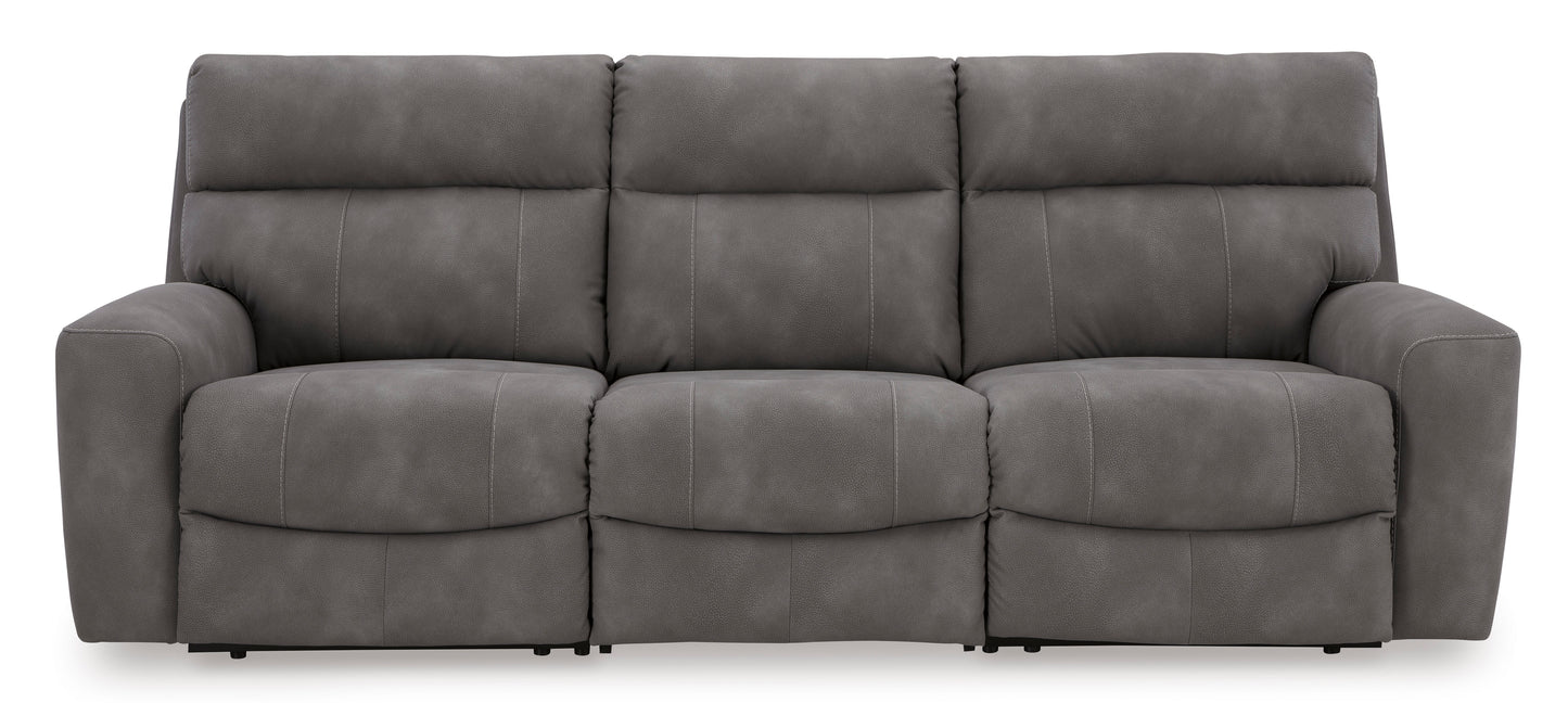 Ashley Next-Gen Durapella 3-Piece Power Reclining Sectional