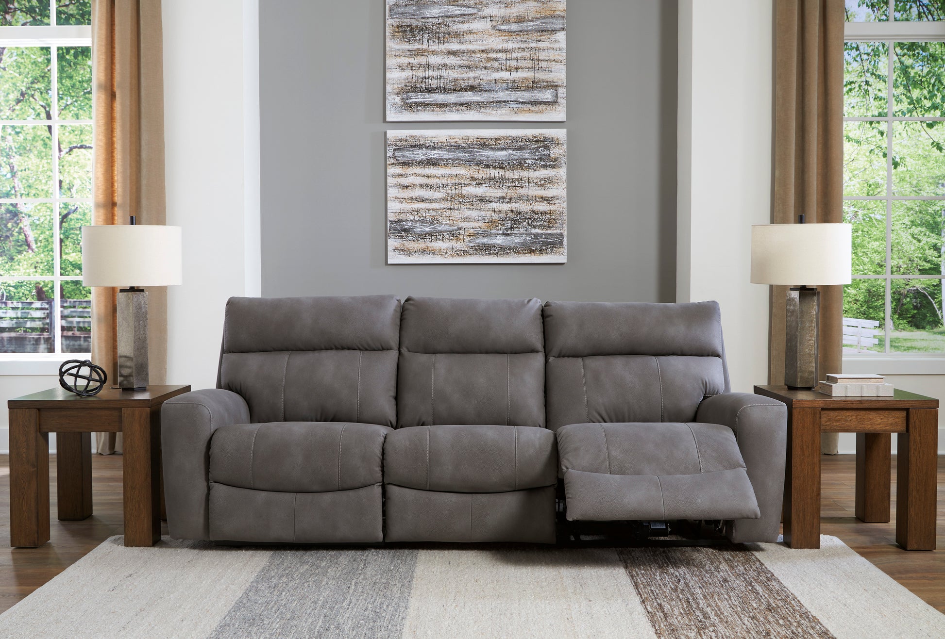 Ashley Next-Gen Durapella 3-Piece Power Reclining Sectional