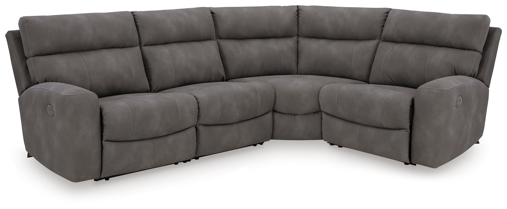 Next-Gen Durapella 4-Piece Power Reclining Sectional Slate