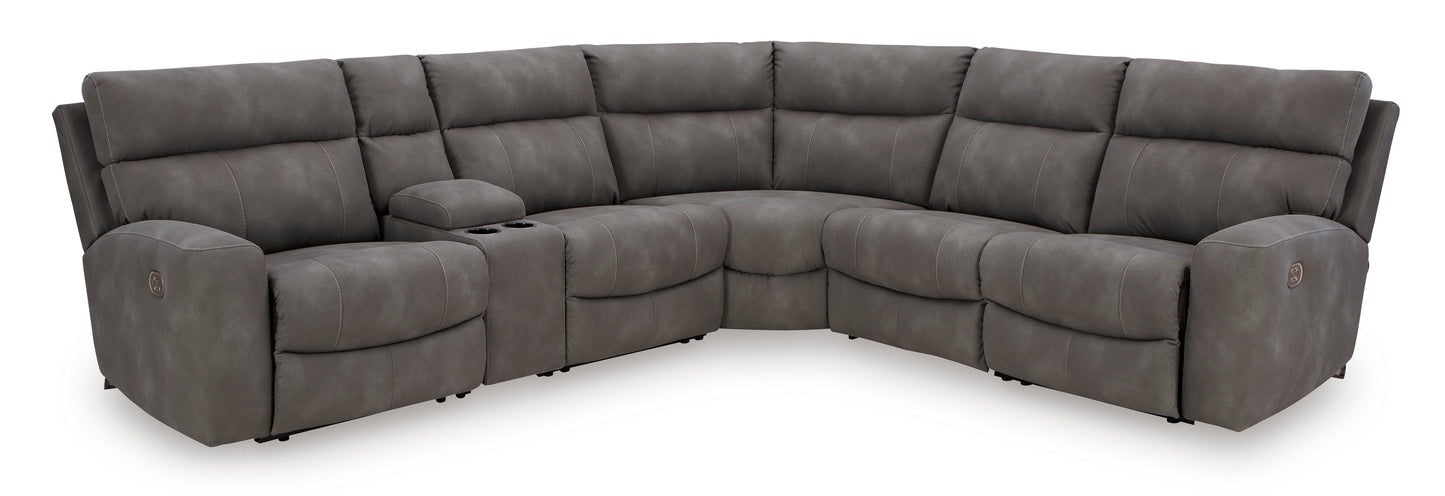 Next-Gen DuraPella 6-Piece Power Reclining Console Sectional