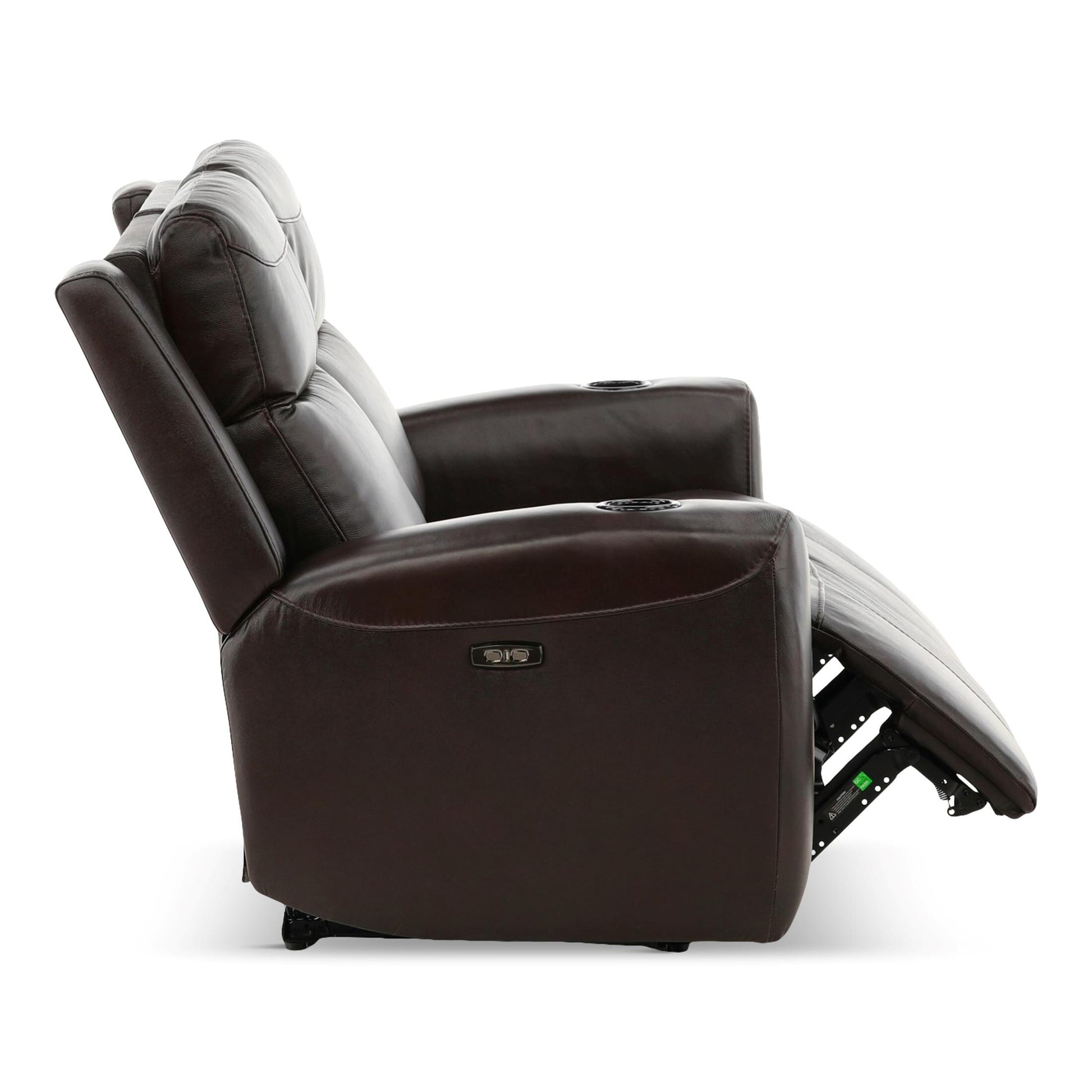 Chesapeake Leather Power Reclining Loveseat