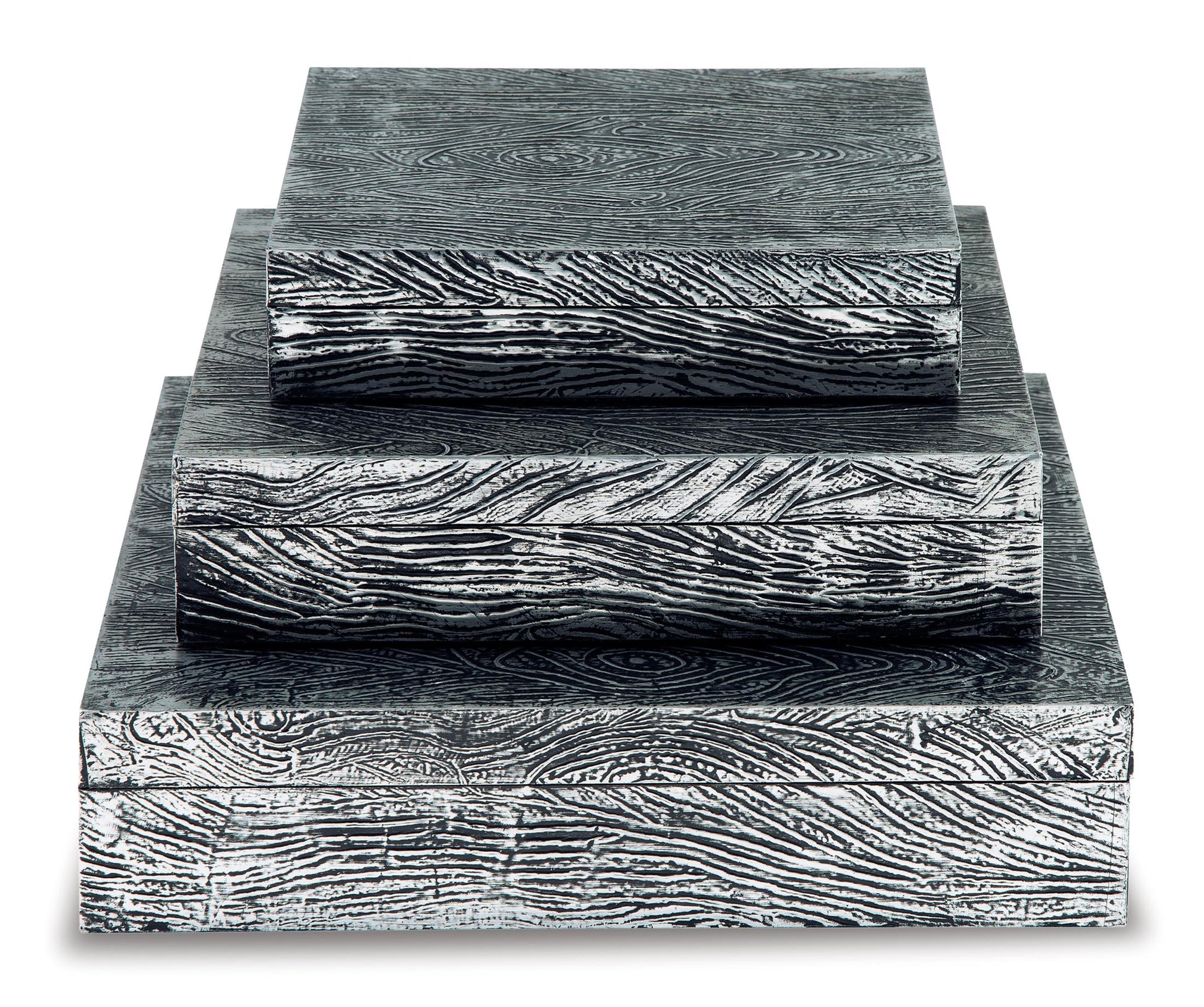 Ashley Keldy Box (Set of 3) Pewter