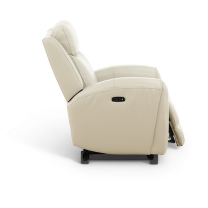 Lawrence Leather Power Recliner with Adjustable Headrest