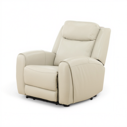 Lawrence Leather Power Recliner with Adjustable Headrest