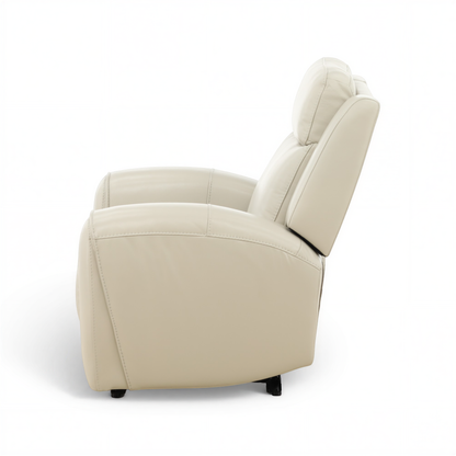 Lawrence Leather Power Recliner with Adjustable Headrest
