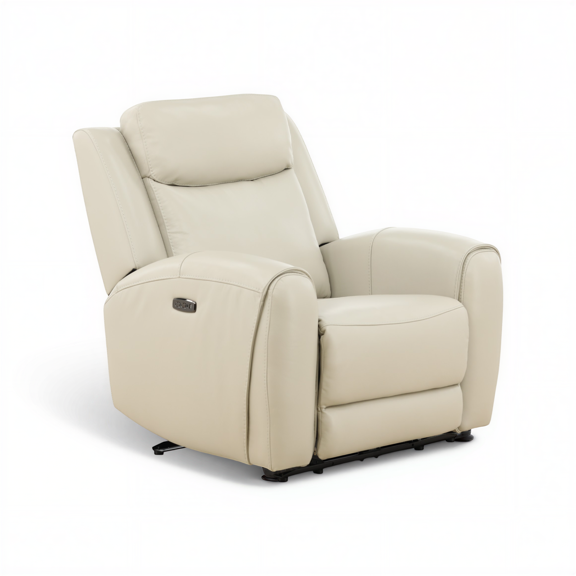 Lawrence Leather Power Recliner with Adjustable Headrest