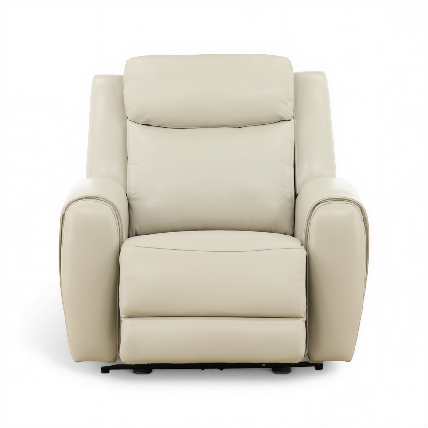 Lawrence Leather Power Recliner with Adjustable Headrest