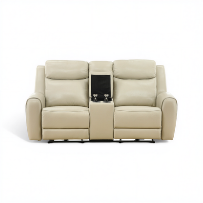 Lawrence Leather Power Reclining Loveseat