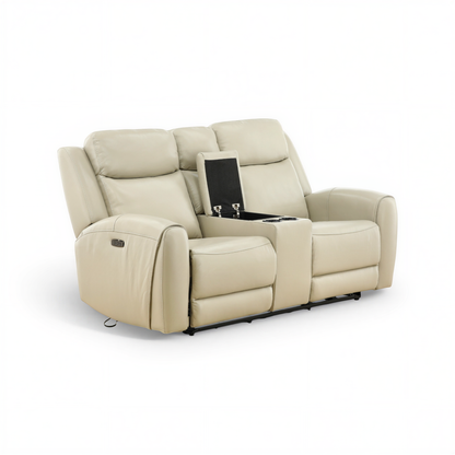 Lawrence Leather Power Reclining Loveseat