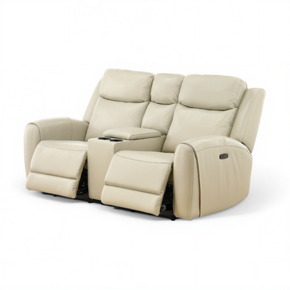 Lawrence Leather Power Reclining Loveseat