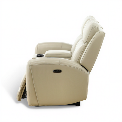 Lawrence Leather Power Reclining Loveseat