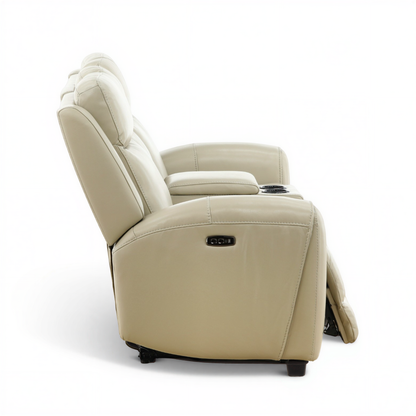 Lawrence Leather Power Reclining Loveseat