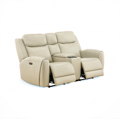 Lawrence Leather Power Reclining Loveseat