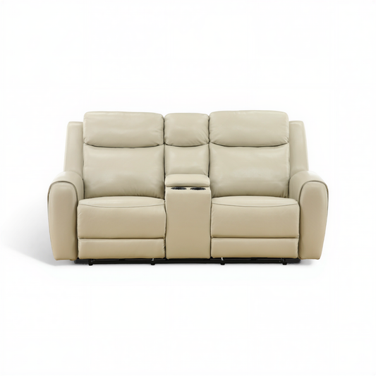Lawrence Leather Power Reclining Loveseat