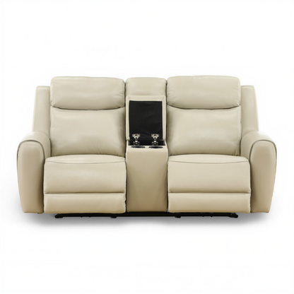 Lawrence Leather Power Reclining Loveseat