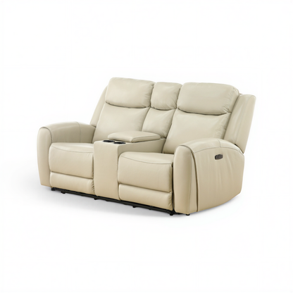 Lawrence Leather Power Reclining Loveseat