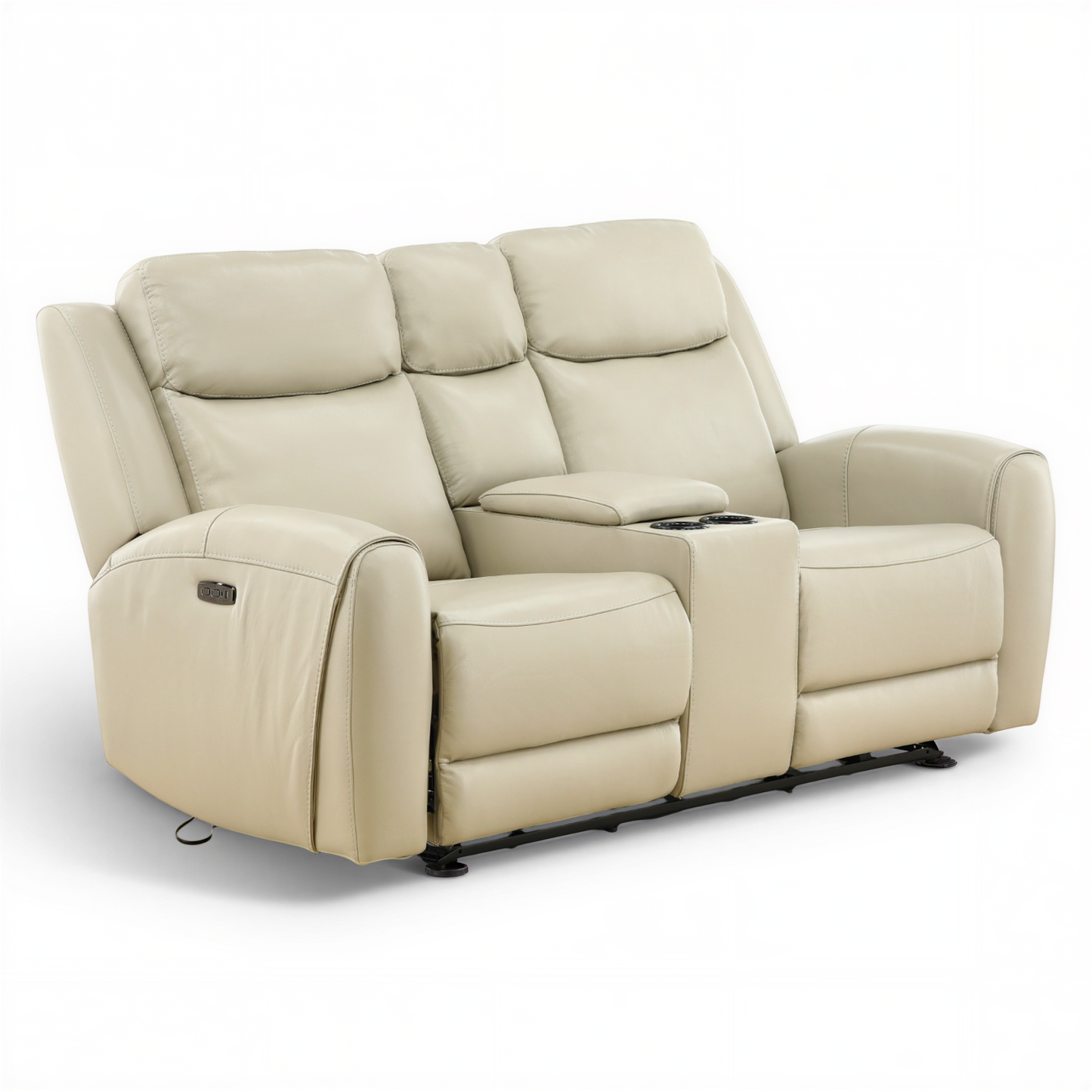 Lawrence Leather Power Reclining Loveseat